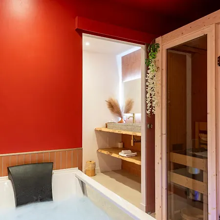 Wellness - Sauna & - Baliroom شقة Château-Thierry